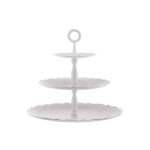 Alzata a tre elementi bianca dressed