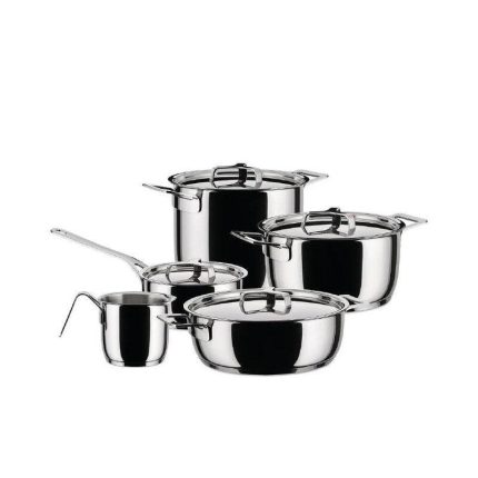 Alessi set pentole 9 pezzi pots&pans