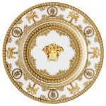 Versace piatto piano 18 cm i love baroque bianco