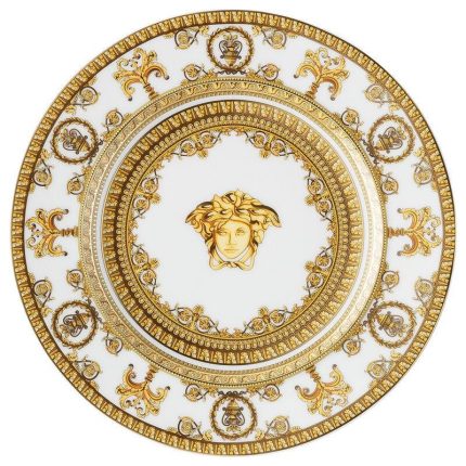 Versace piatto piano 18 cm i love baroque bianco