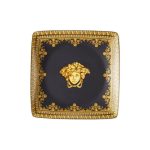 Versace coppetta quadrata 12 cm i love baroque nero
