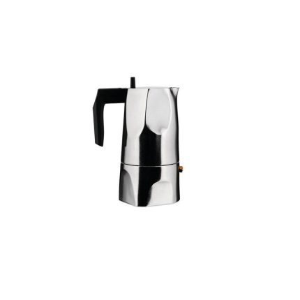 Alessi caffettiera espresso 3 tazze ossidiana