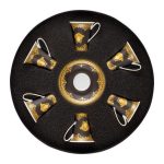 Versace set di 6 tazze espresso con piattino i love baroque nero
