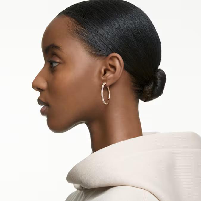 Swarovski orecchini a cerchio dextera