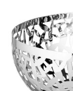 Alessi fruttiera acciaio lucido 21 cm cactus