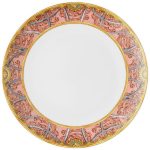 Versace piatto piano 28 cm scala palazzo rosa