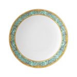 Versace piatto fondo 22 cm scala palazzo verde