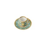 Versace tazza caffe con piattino scala palazzo verde