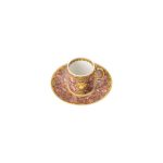 Versace tazza espresso con piattino scala palazzo rosa
