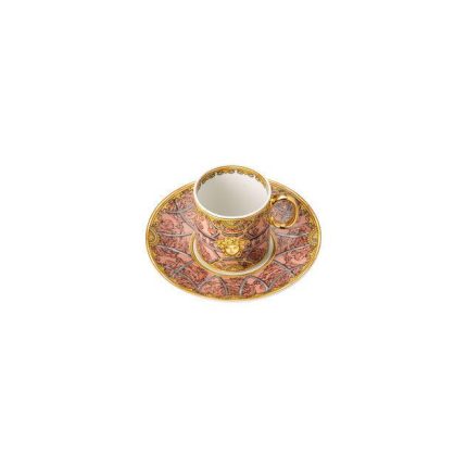 Versace tazza espresso con piattino scala palazzo rosa