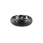 Alessi cestino nero barknest