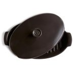 Emile Henry Piatto per cottura 25x42x10 color Fusain