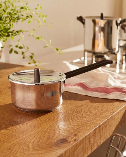 Alessi casseruola 14 cm con manico lungo edo