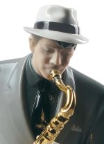 Lladro sassofonista jazz