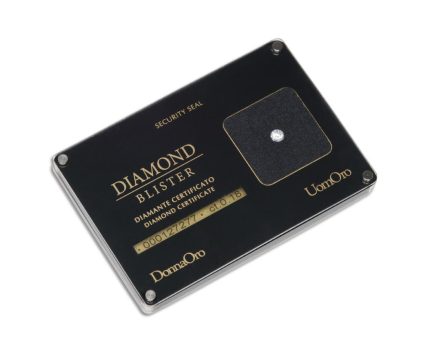 Donnaoro blister diamante ct 0,11