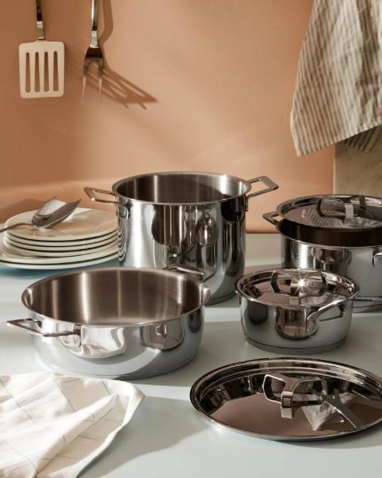 Alessi set pentole 7 pezzi pots&pans