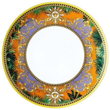 Versace piatto piano 28 cm jungle animalier