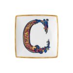 Versace coppetta quadrata 12 cm lettera C holiday alphabet