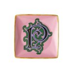 Versace coppetta quadrata 12 cm lettera P holiday alphabet p