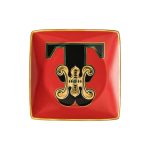 Versace coppetta quadrata 12 cm lettera T holiday alphabet