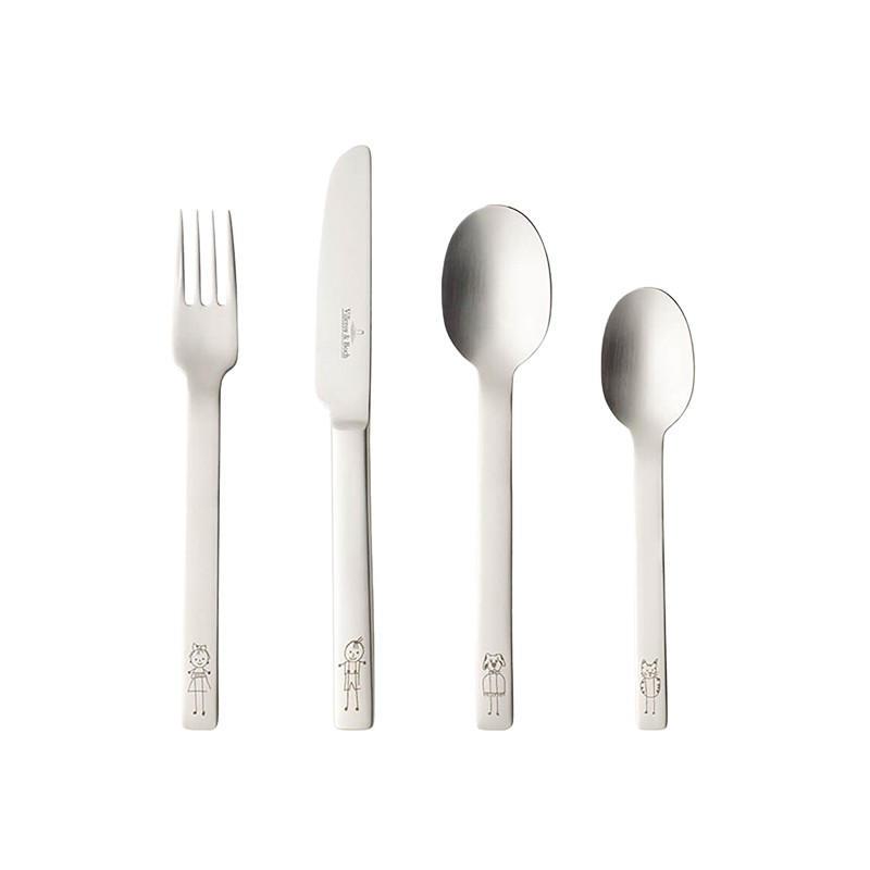 Villeroy & boch set di 4 posate per bimbi one Villeroy & boch set di 4 posate per bimbi one