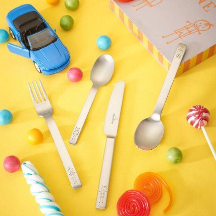 Villeroy & boch set di 4 posate per bimbi one