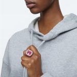 Swarovski anello cocktail dulcis misura 55
