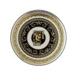 Versace piatto piano 17 cm lettera F virtus alphabet