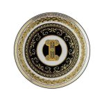 Versace piatto piano 17 cm lettera I virtus alphabet