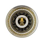 Versace piatto piano 17 cm lettera T virtus alphabet