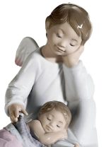 Lladro il mio angolo custode rosa