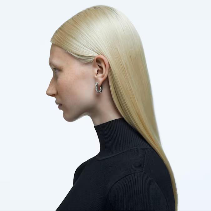 Swarovski orecchini a cerchio dextera