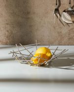 Alessi cestino acciaio lucido blow up