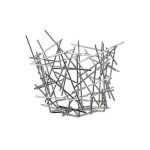 Alessi porta agrumi acciaio lucido blow up