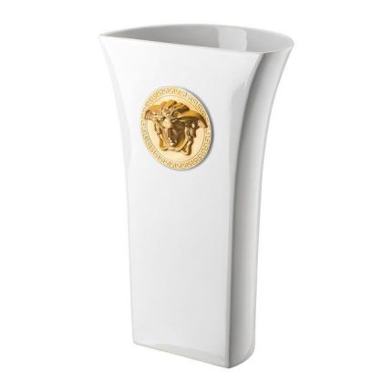Versace vaso 34 cm medusa madness white