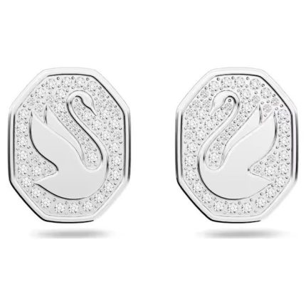 Swarovski orecchini a lobo swan