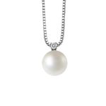 Donnaoro luce catenina con perla e diamante