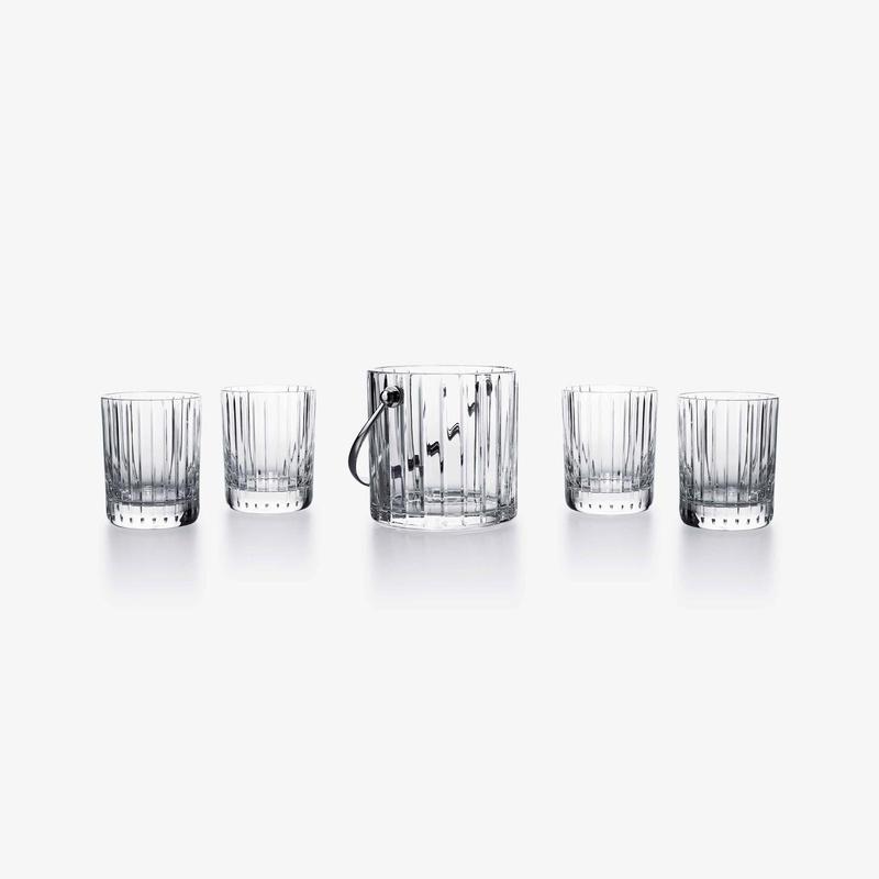 Baccarat Set di 4 bicchieri con secchiello ghiaccio Harmonie Baccarat Set di 4 bicchieri con secchiello ghiaccio Harmonie