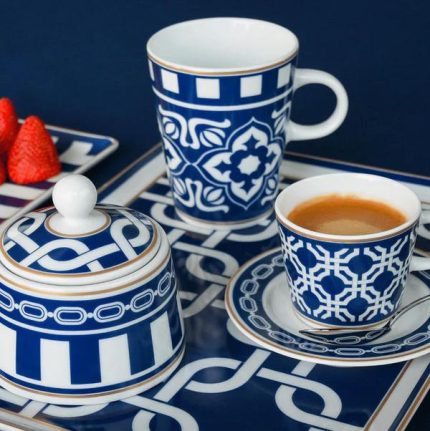 Baci milano 6 tazze caffe con piattino infinity