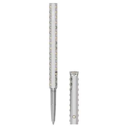 Swarovski penna a sfera scs statement tono argentato cromato