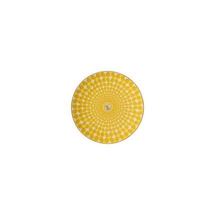 Swarovski x Rosenthal piatto piano 10 cm giallo signum