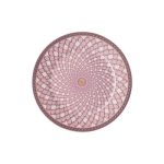 Swarovski x Rosenthal piatto piano 18 cm rosa signum