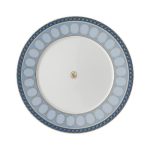 Swarovski x Rosenthal piatto piano 23 cm azzurro signum