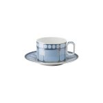 Swarovski x Rosenthal tazza the azzurra con piattino signum