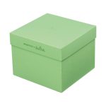 Swarovski x Rosenthal bicchiere verde con coperchio signum