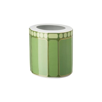 Swarovski x Rosenthal vaso 17 cm verde signum