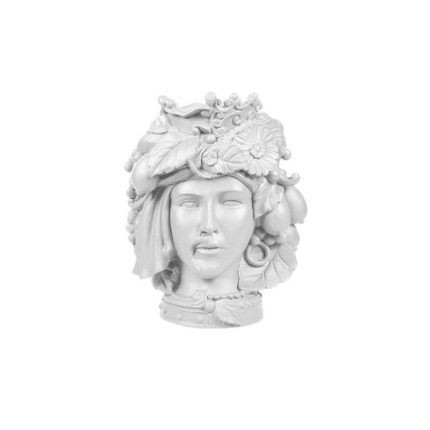 Baci milano vaso bianco 32 cm teste matte