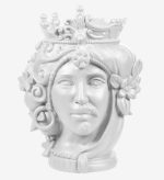 Baci milano vaso bianco 32 cm teste matte