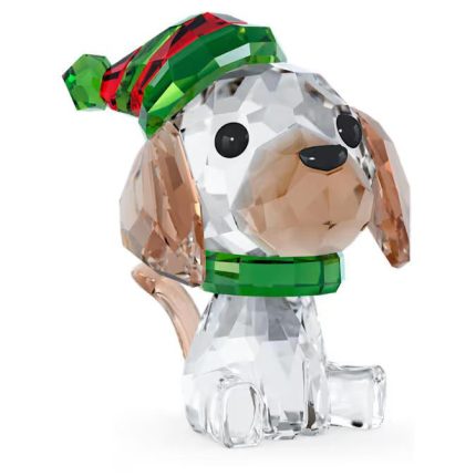 Swarovski holiday cheers beagle