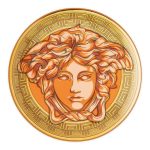 Versace piatto piano 17 cm medusa amplified orange